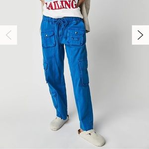 Free people Tahiti Cargo pants in Catalina